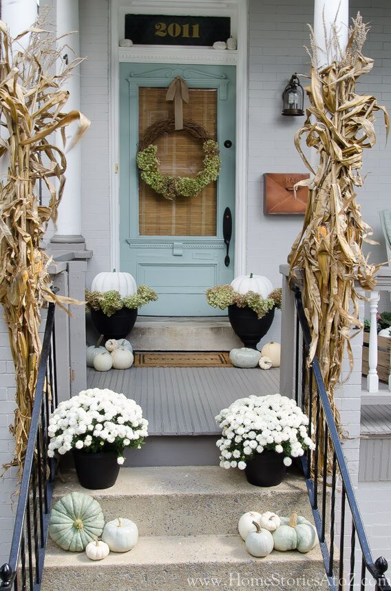 Decorating For Fall And Halloween Fall Porch 4 Of 21