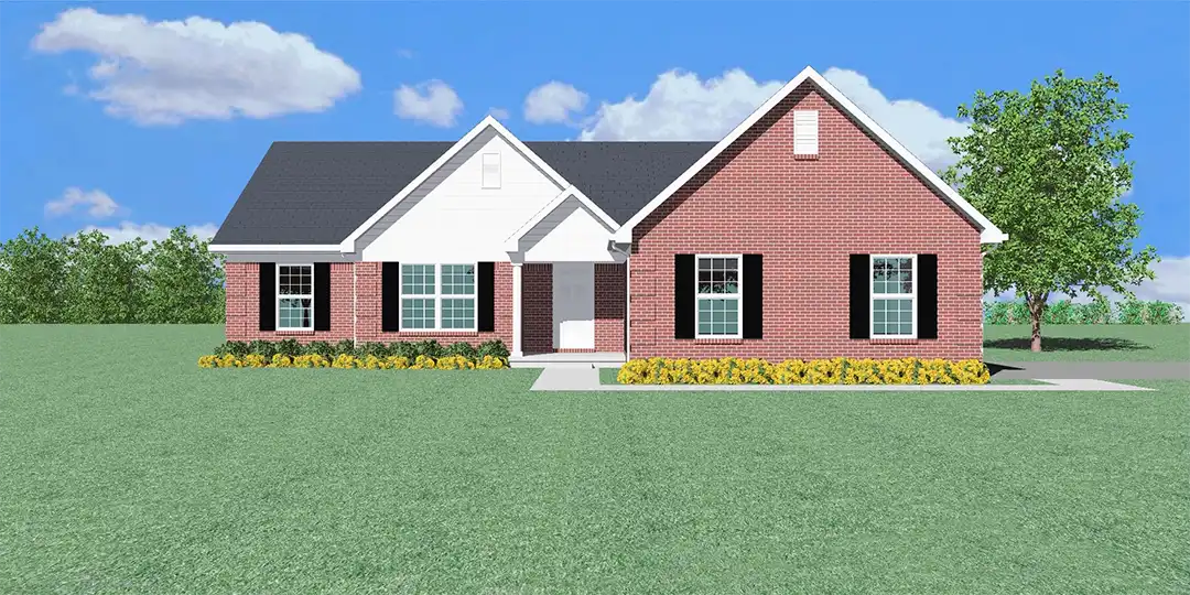 One Story Home Designs Olivia 1