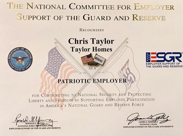Community Involvement 14 Support Of National Guard Certificate